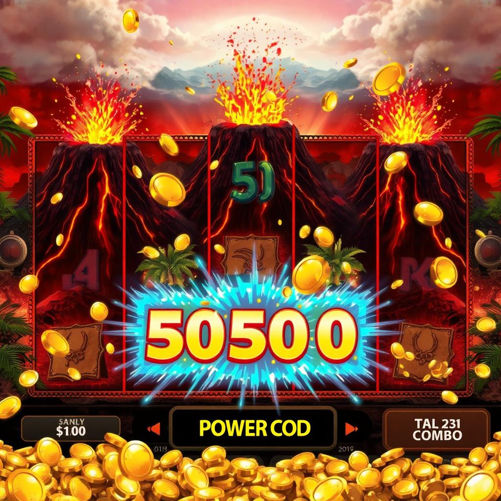 Review Slot "3 Blazing Volcanoes Power Combo" dari Microgaming
