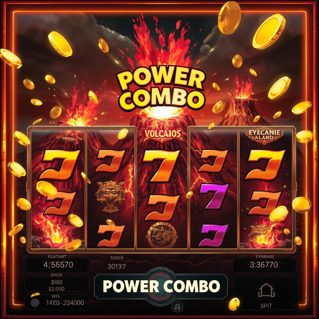 Review Slot "3 Blazing Volcanoes Power Combo" dari Microgaming