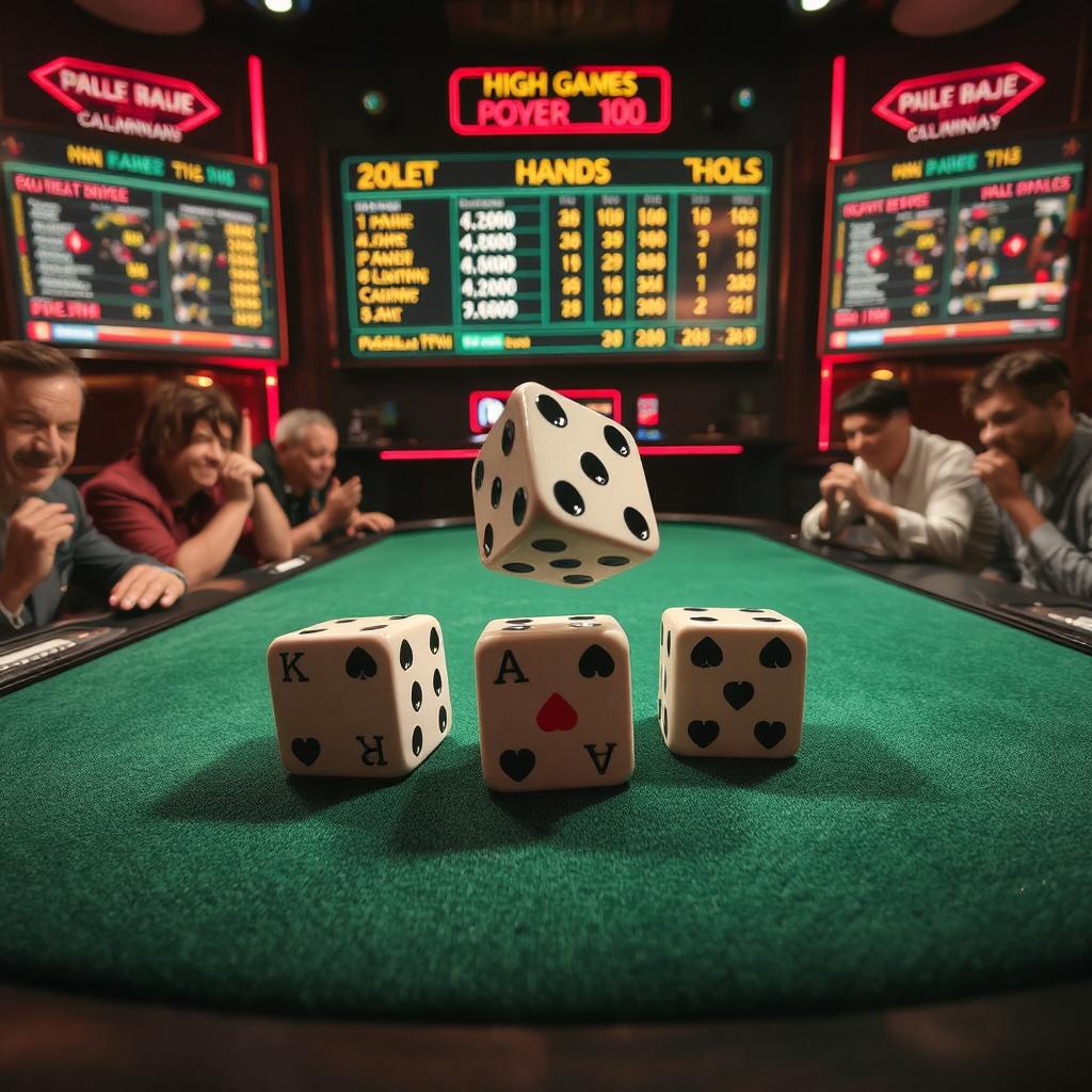 LiveGame PokerDice: Kombinasi Unik Antara Poker dan Dadu